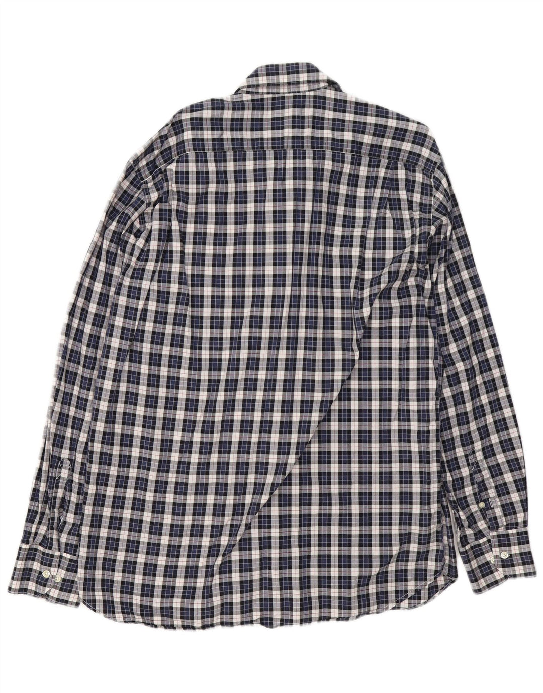 Barbour muška flanelska košulja XL tamnoplavi karirani pamuk