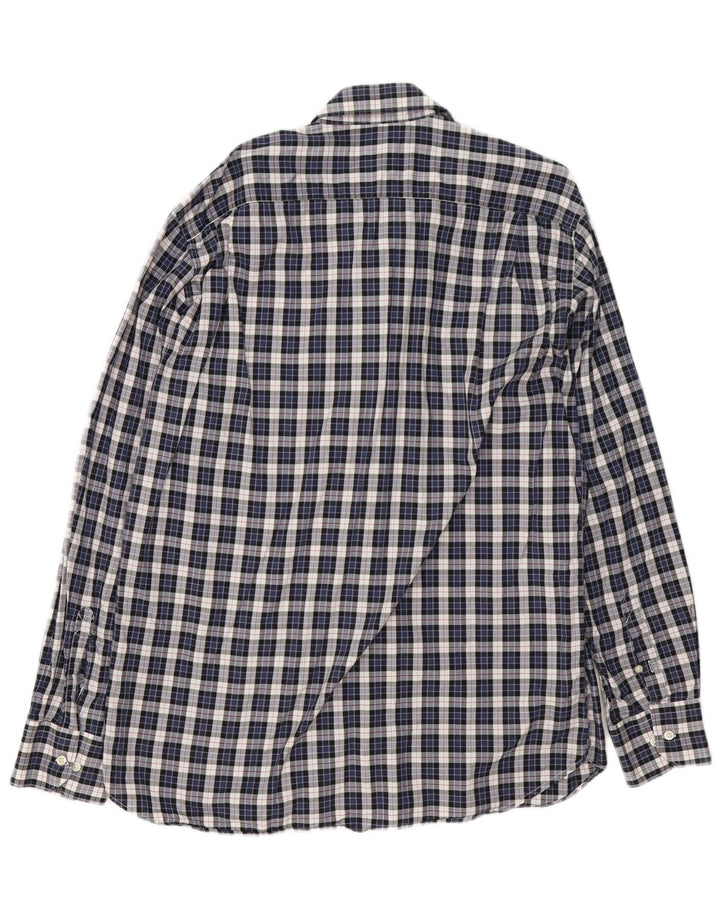 Barbour muška flanelska košulja XL tamnoplavi karirani pamuk