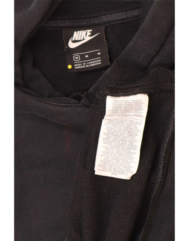 Nike muška majica s kapuljačom Srednje crni pamuk