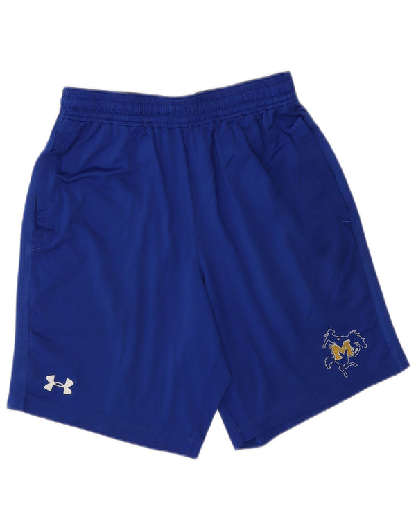 UNDER ARMOUR Mens Heat Gear Sport Shorts Medium  Blue