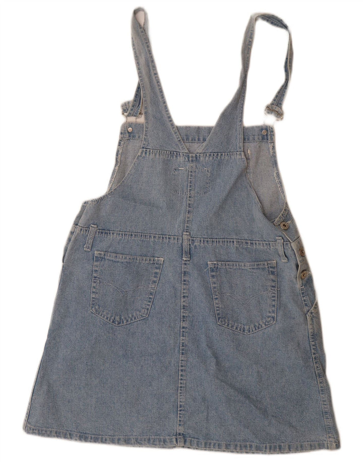 VINTAGE Dungaree traper suknja za djevojčice 15-16 godina W34 plava