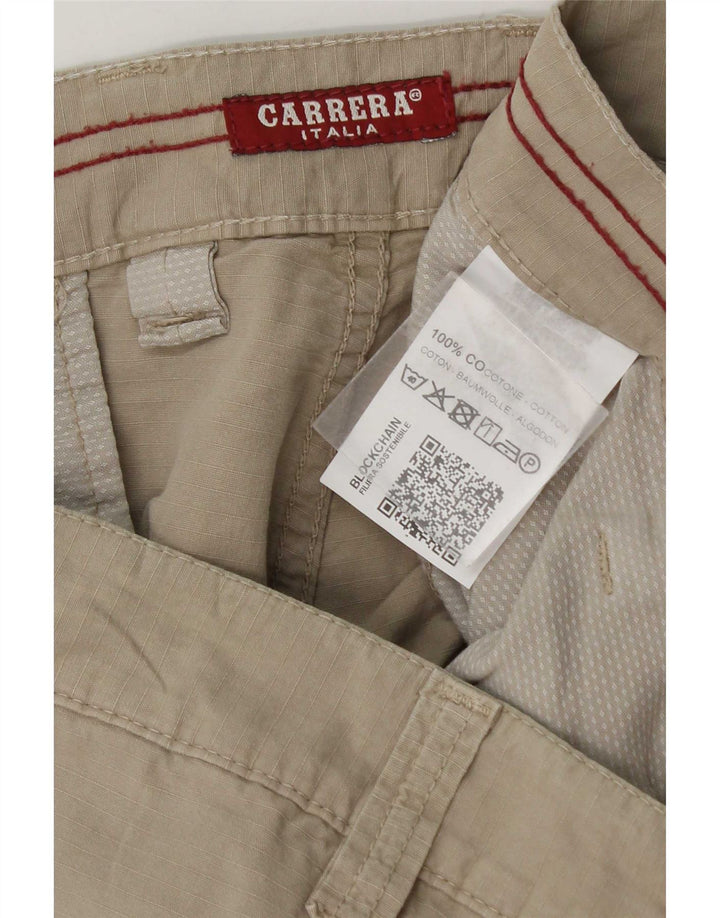Carrera muške kargo kratke hlače W38 XL bež pamuk