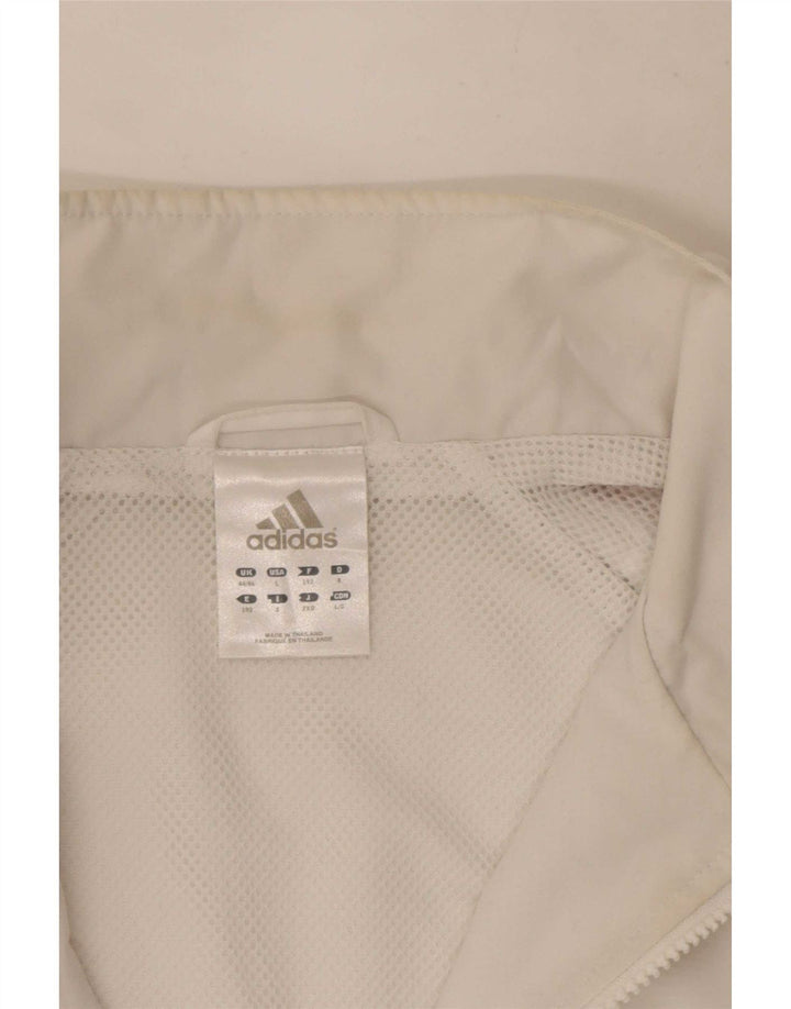 Adidas muška trenirka gornja jakna UK 44/46 veliki bijeli poliester u boji