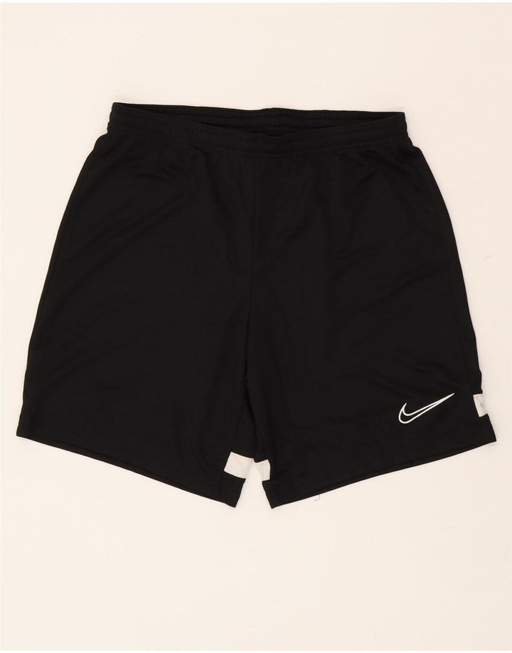 Nike Dri Fit sportske kratke hlače srednje crne boje od poliestera