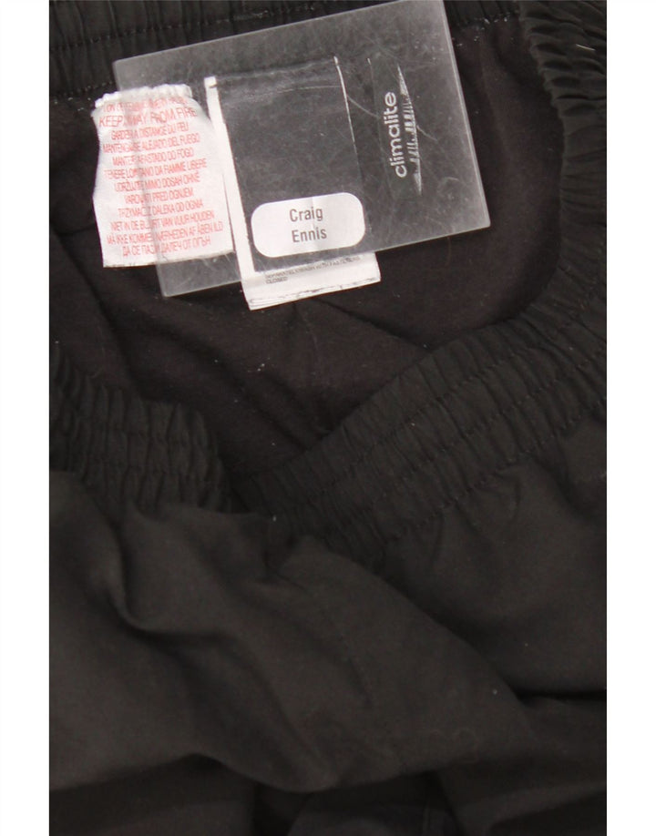 ADIDAS Boys Climalite Trenirka Hlače Joggers 13-14 Years Black