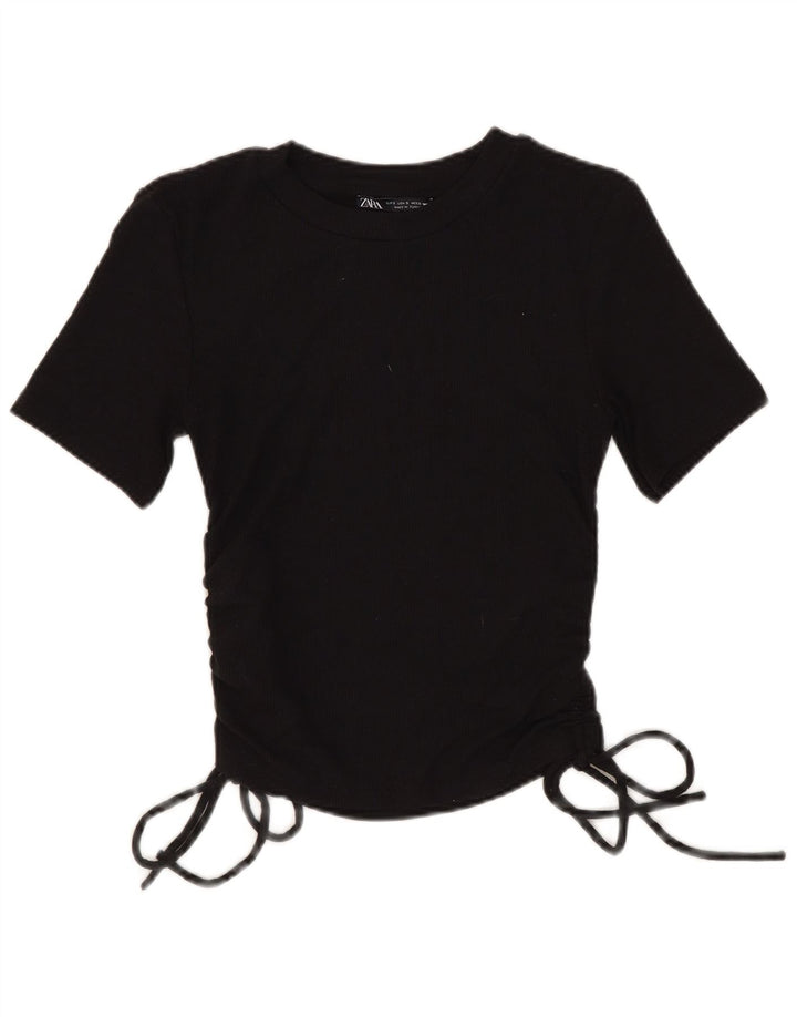 Zara ženski gornji dio kratke bluze UK 8 Small Black