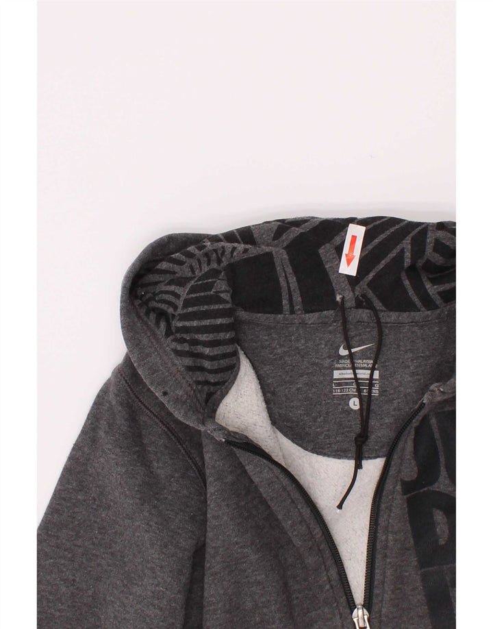 Džemper Nike Boys Graphic Zip Hoodie 6-7 Years Grey