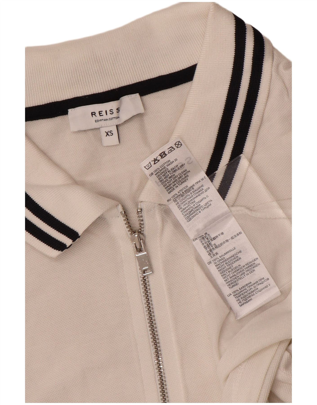 Reiss muška polo majica XS bijeli pamuk