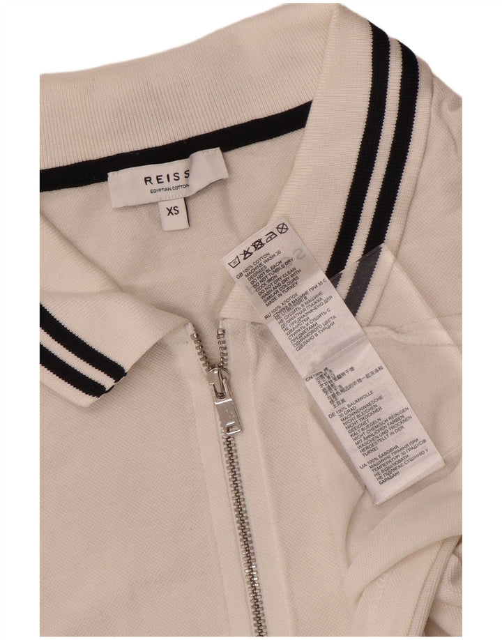 Reiss muška polo majica XS bijeli pamuk