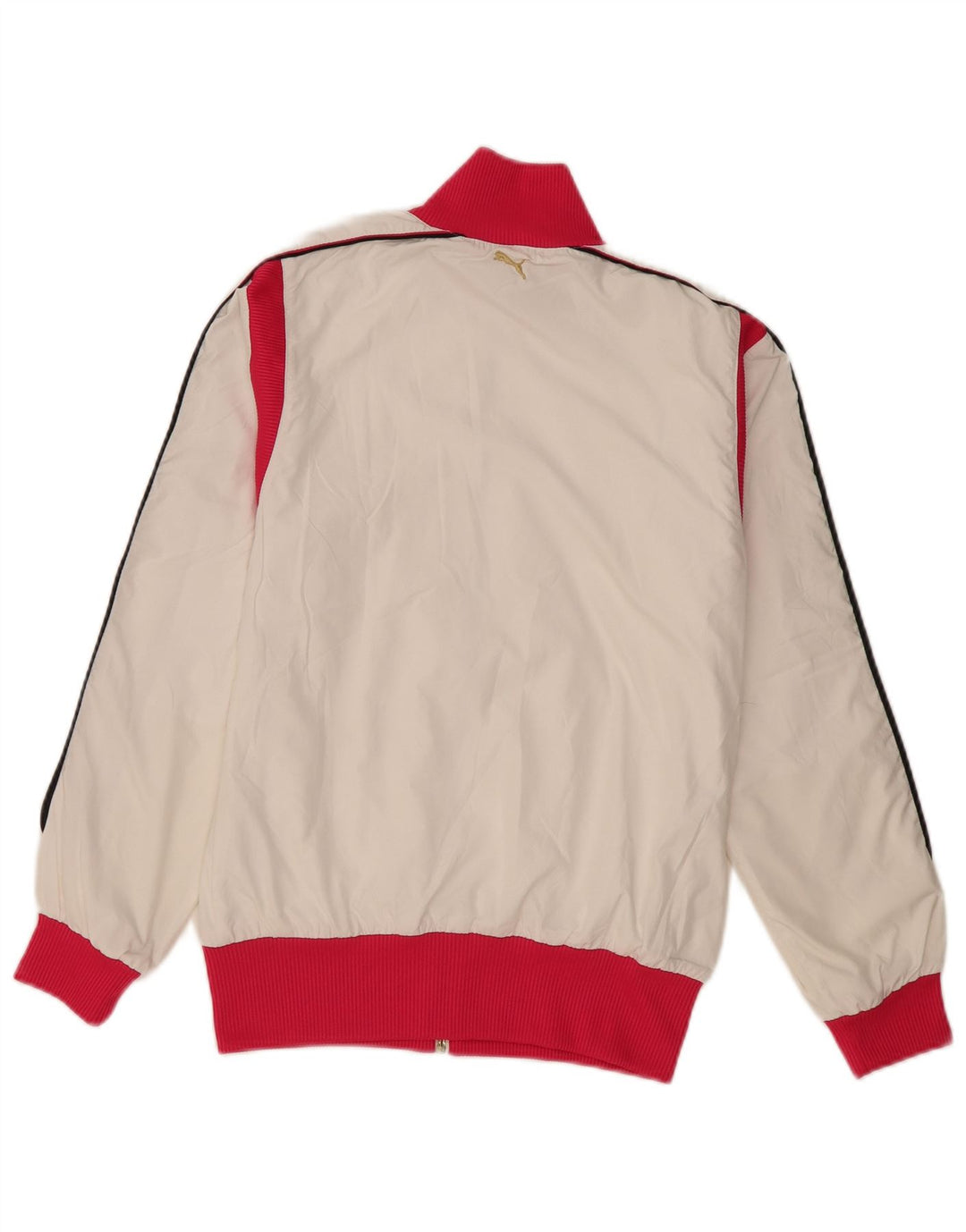 Puma ženska gornja jakna trenirke UK 10 Small White Colourblock poliester