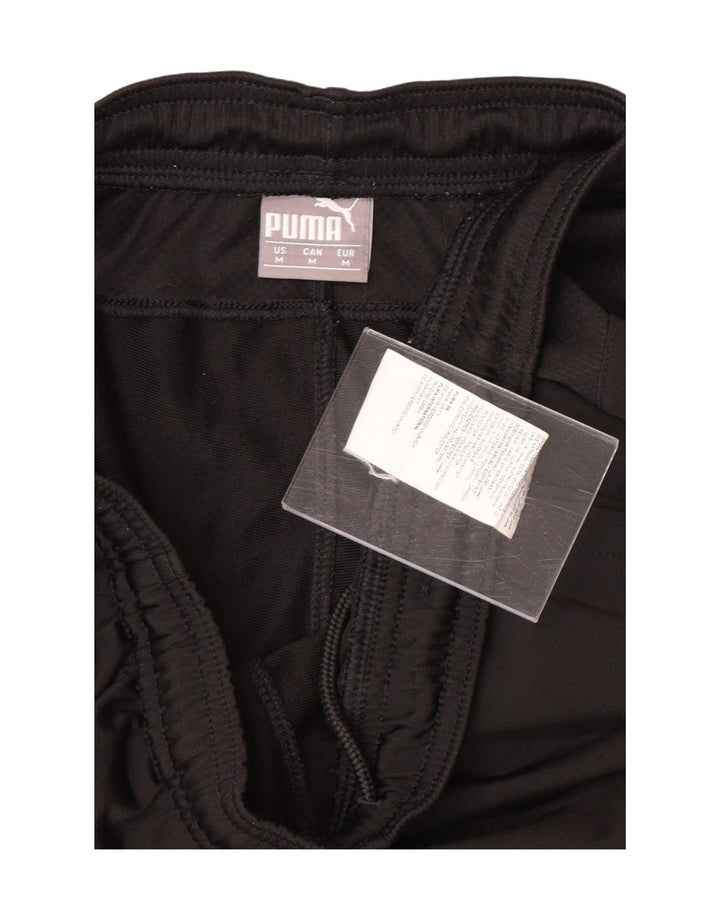 PUMA Mens Tracksuit Trousers Medium  Black Polyester