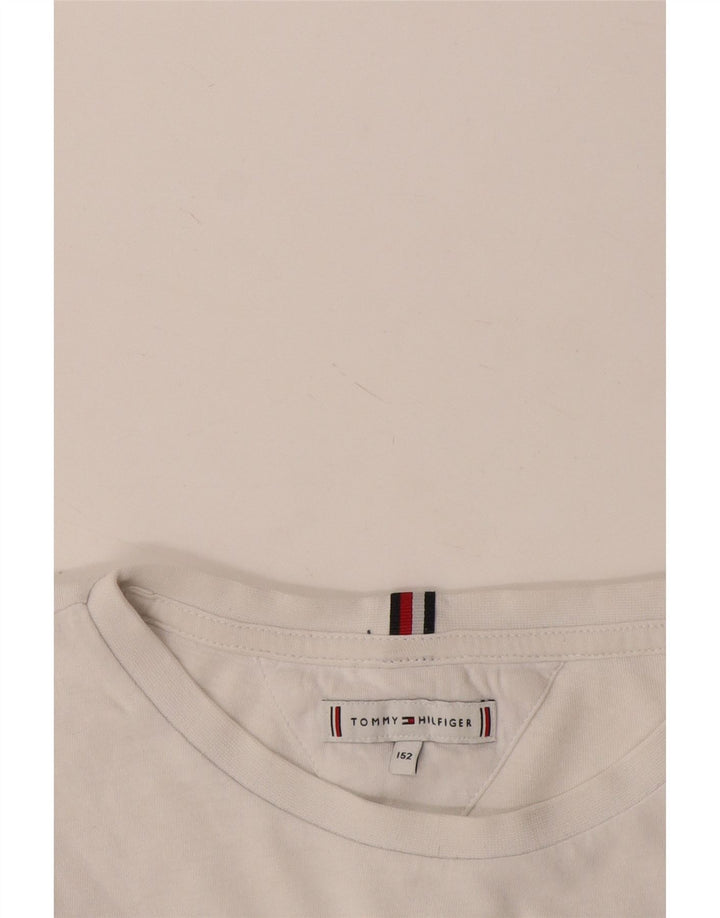 Tommy Hilfiger majica s dugim rukavima za dječake, 11-12 godina, bijela