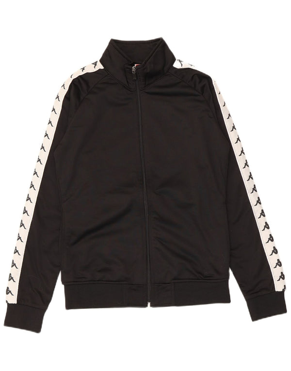 Kappa ženska gornja jakna trenirke UK 16 Large Black Colourblock