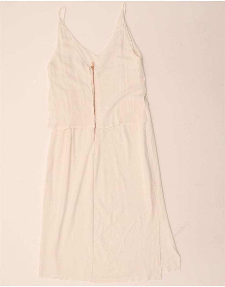 Zara ženska slip haljina UK 14 velika bijela