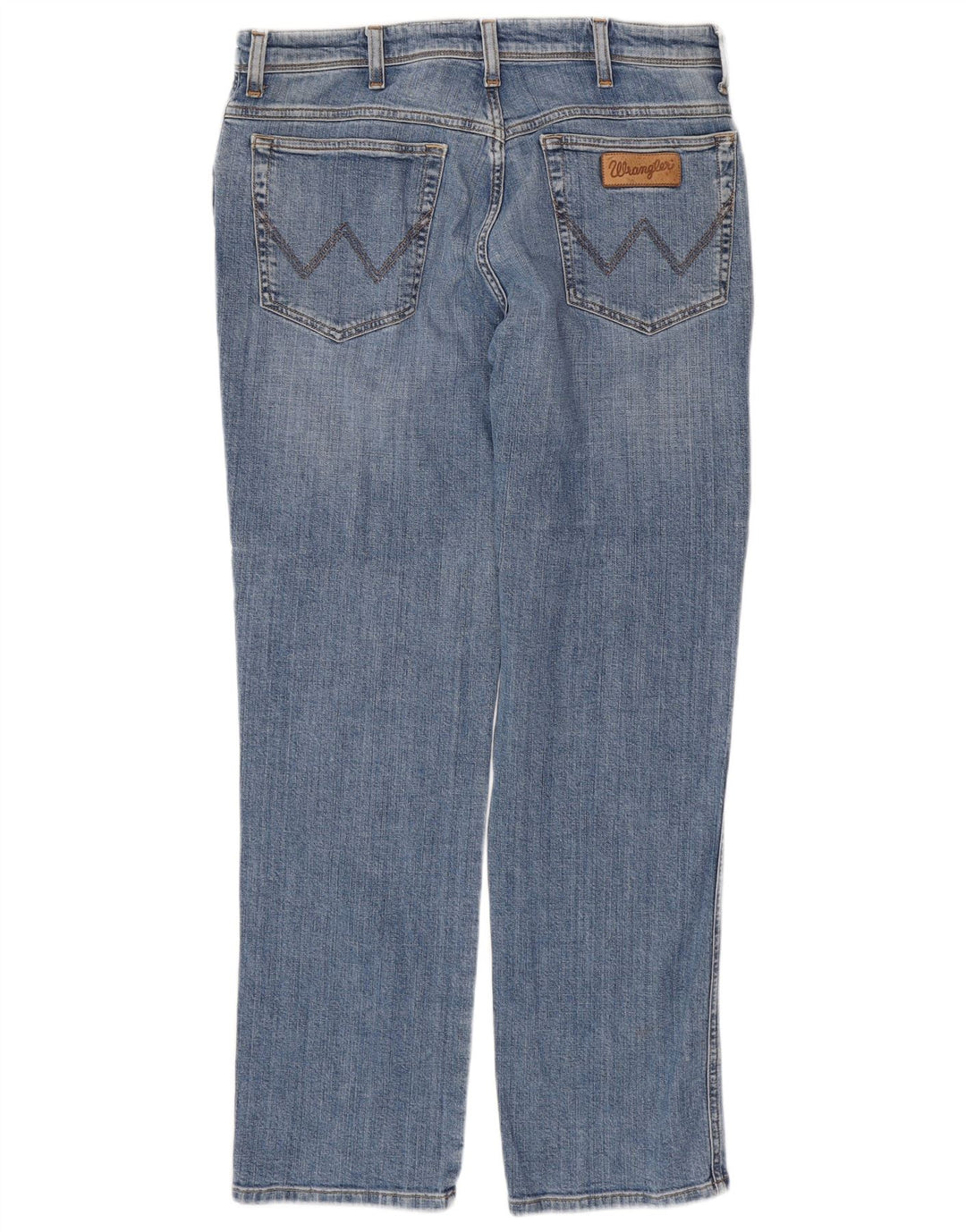 WRANGLER Muške Texas Straight Jeans W34 L32 Plavi pamuk