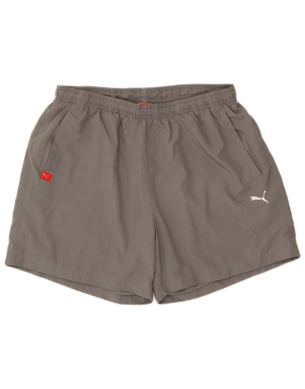 Puma muške sportske kratke hlače XL sivi poliester