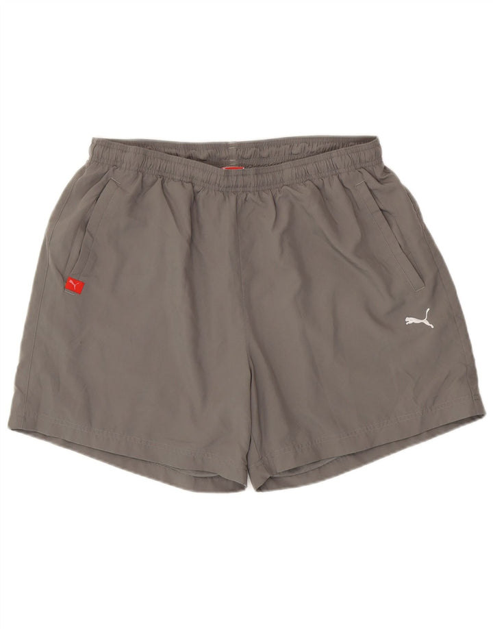Puma muške sportske kratke hlače XL sivi poliester