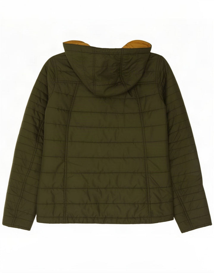 Barbour ženska podstavljena jakna s kapuljačom UK 8 Small Green Polyester