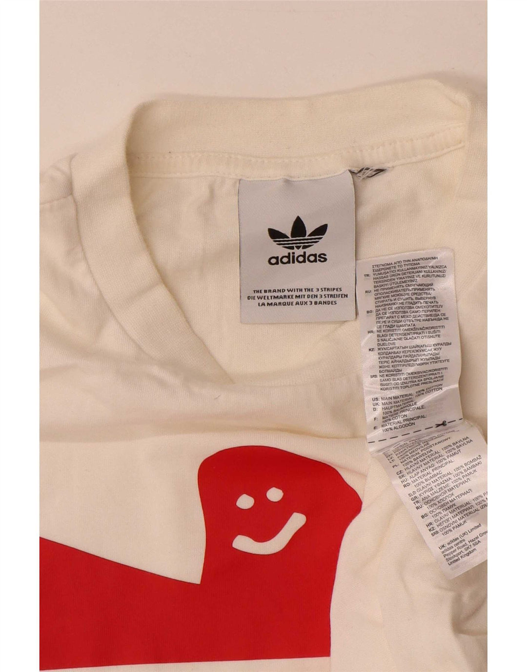 Adidas muška majica s grafičkim motivima, mala bijela
