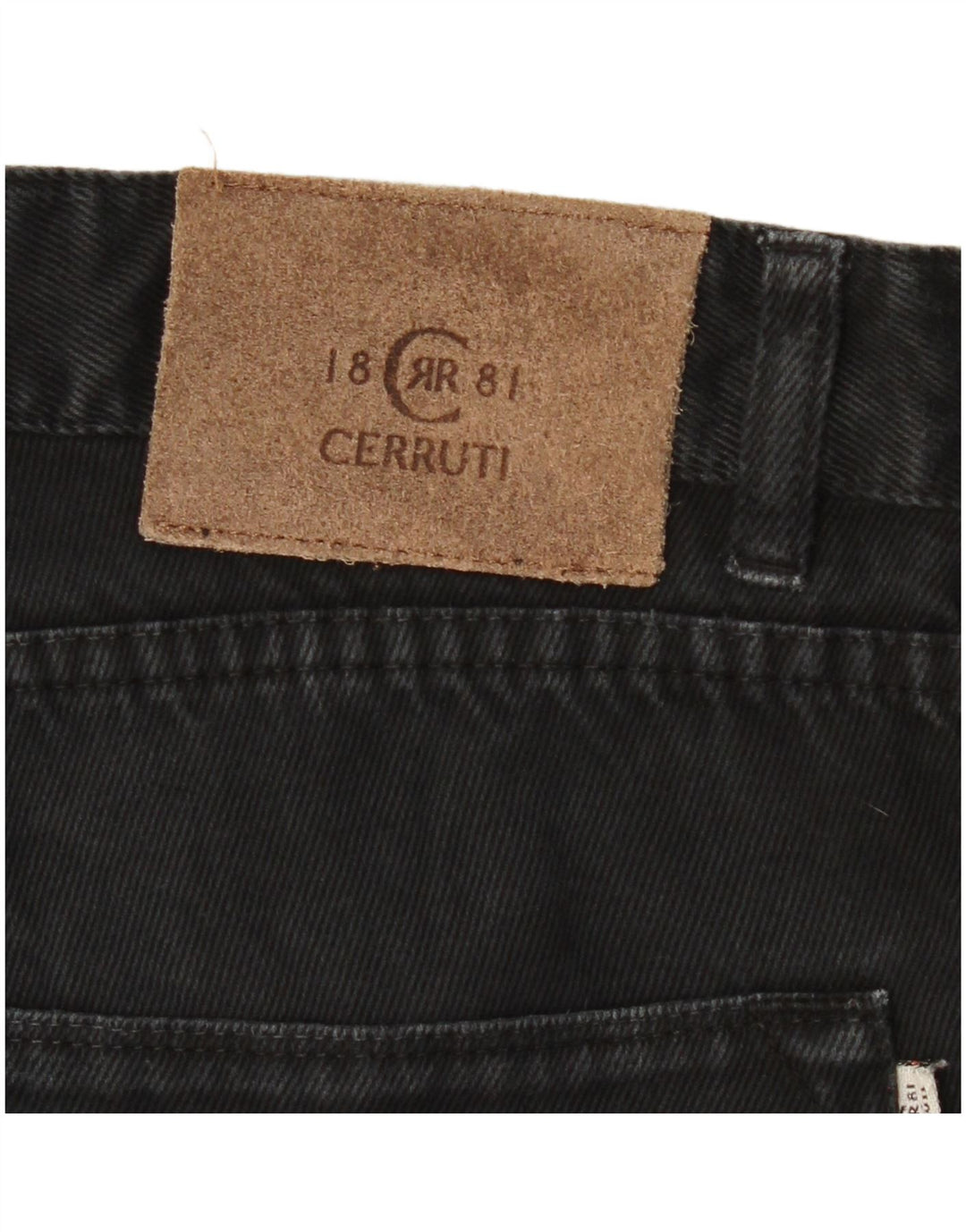 CERRUTI 1881 Muške ravne traperice W36 L34 crne