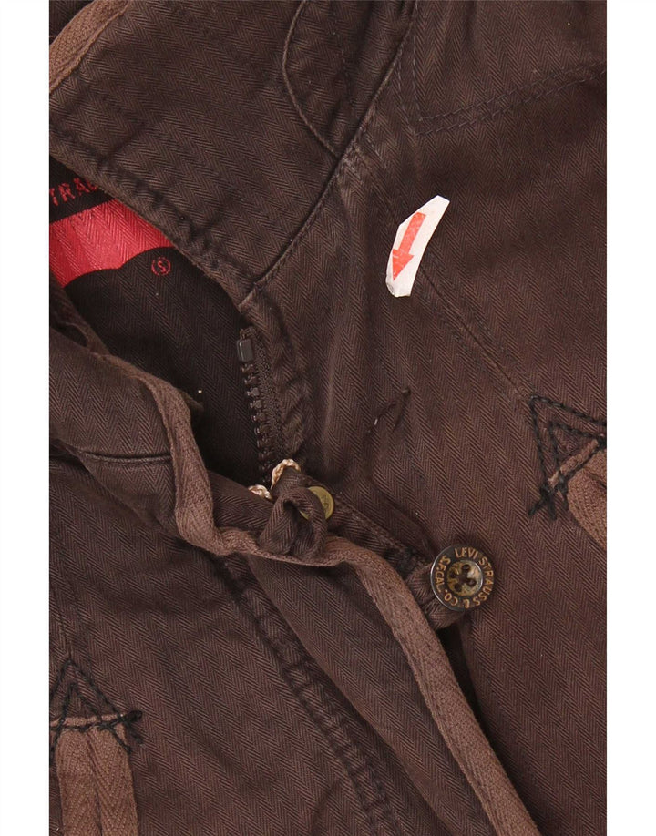 Levi's ženska jakna vjetrovka UK 10 Mala smeđa riblja kost