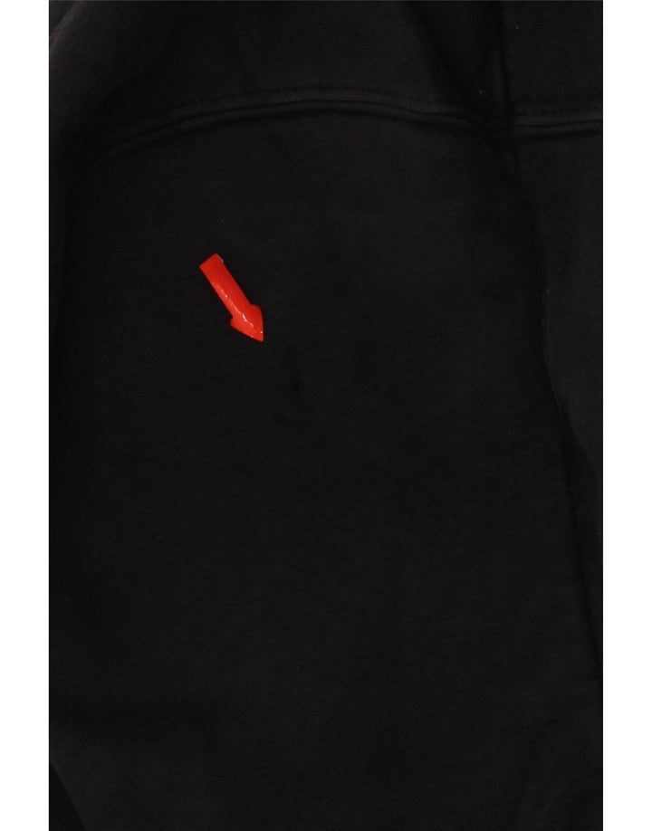Nike muški pulover s kapuljačom na patentni zatvarač mali crni pamuk