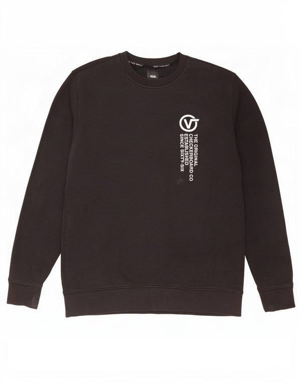 Vans muška trenirka s grafičkim motivima Srednji crni pamuk