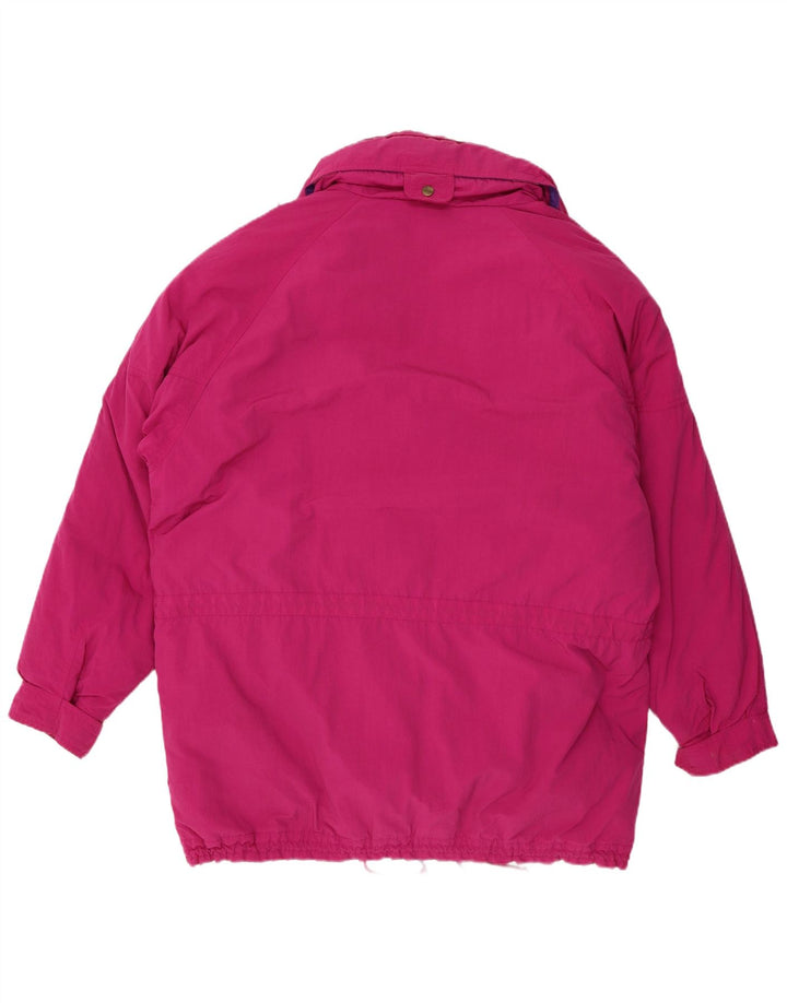 Sympatex ženska skijaška jakna s kapuljačom UK 18 XL ružičasti poliester