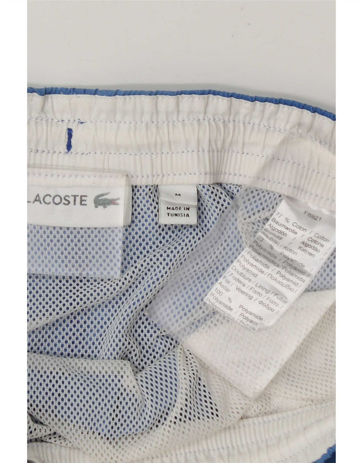 Lacoste muške kratke hlače za kupanje srednje plavi pamuk