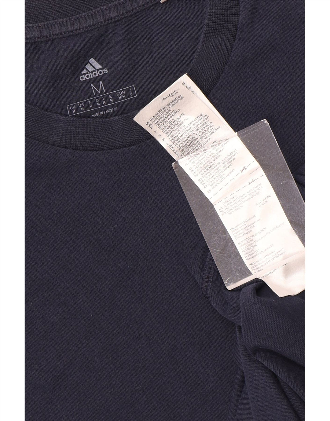 ADIDAS muška majica kratkih rukava srednje tamnoplavi pamuk