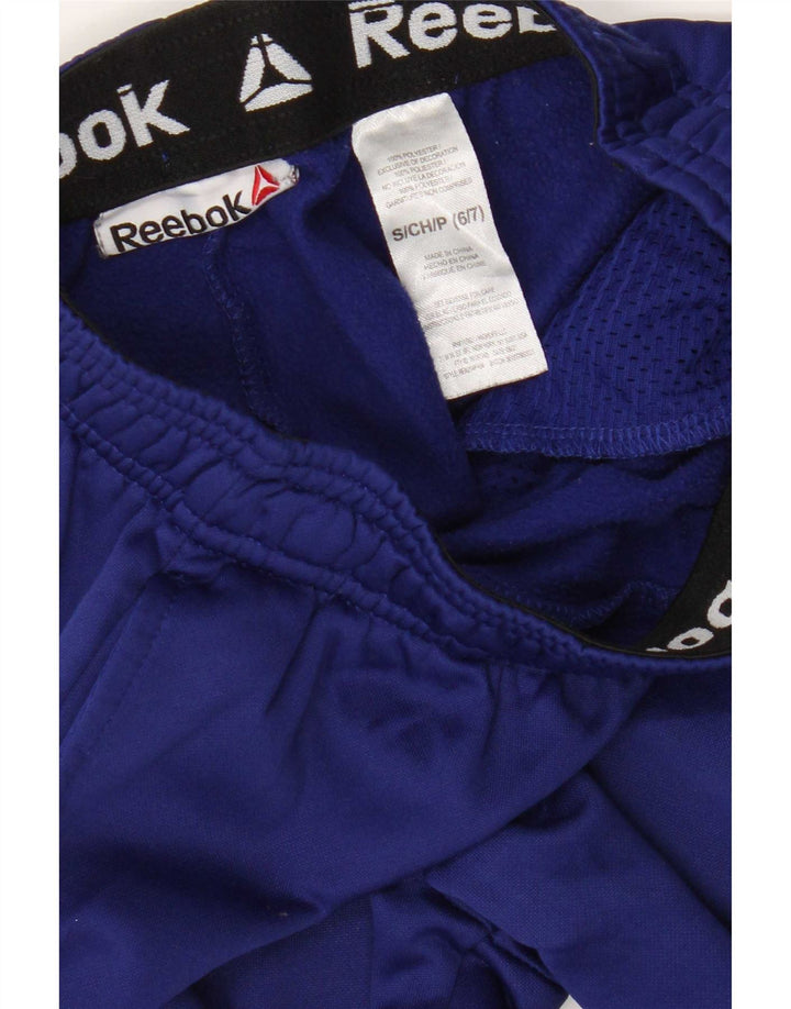Reebok Trenirka za dječake Hlače za trčanje 6-7 godina Mali plavi poliester