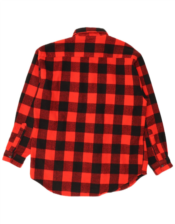 Prijavite mušku flanelsku košulju Lumberjack srednje crvene boje