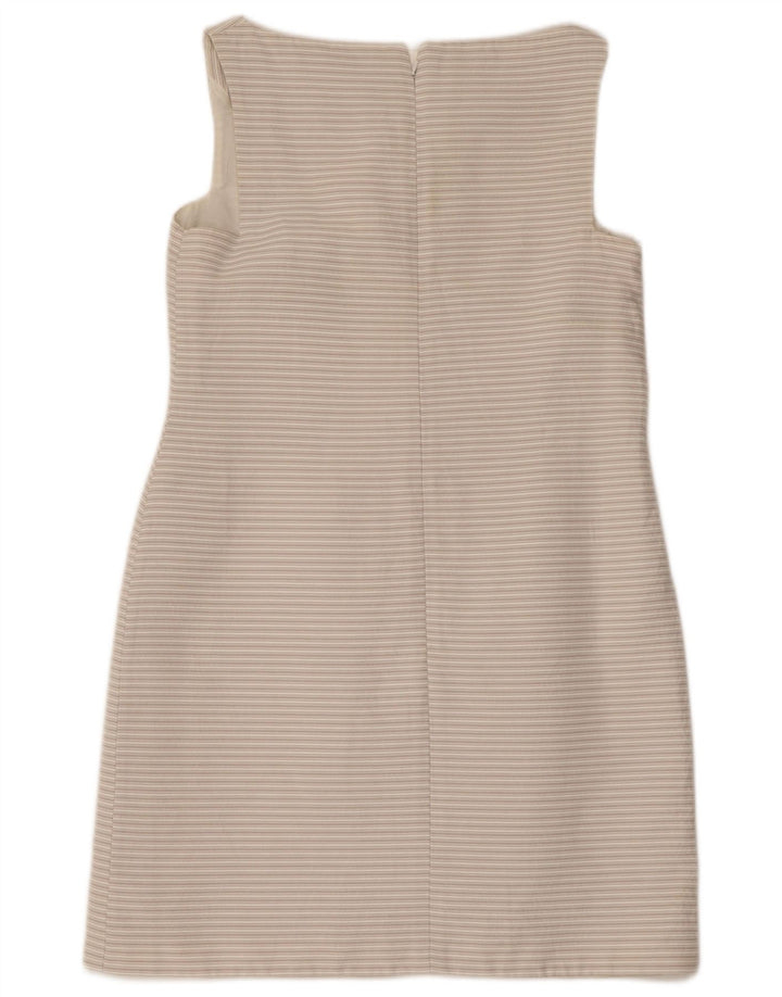 L.K. BENNETT ženska plašt haljina bez rukava UK 12 srednje sive pruge