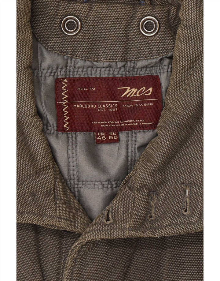 Marlboro Classics Mens Utility Jacket EU 56 3XL sivi pamuk