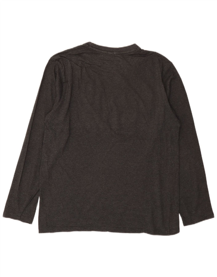 Russell atletska muška majica dugih rukava s grafikama, veliki sivi pamuk