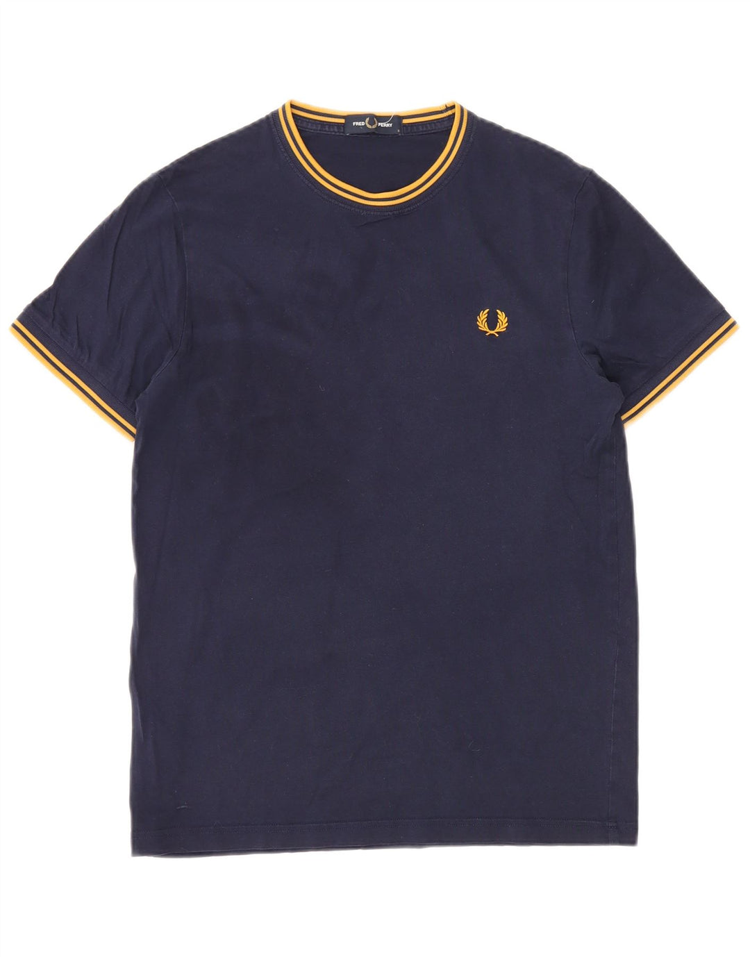 Fred Perry muška majica kratkih rukava, mali tamnoplavi pamuk