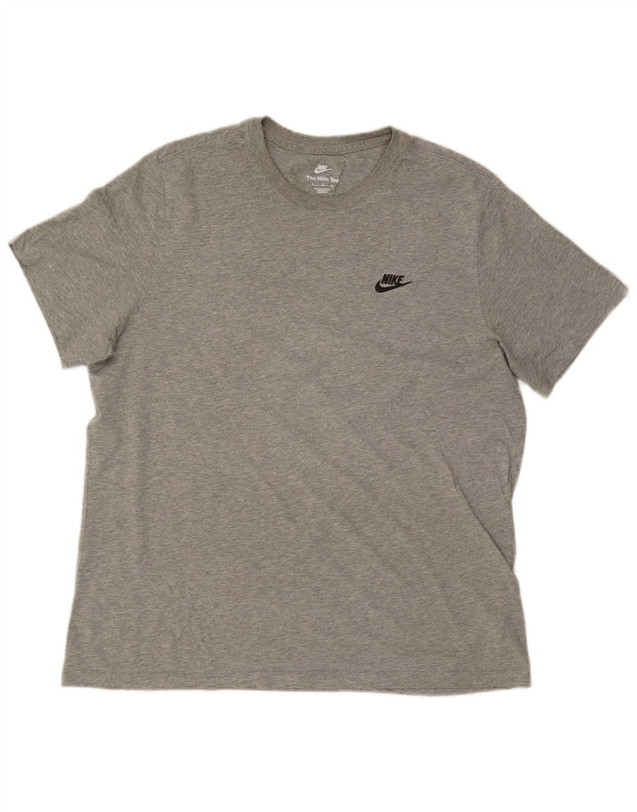 Nike muška majica kratkih rukava XL sivi pamuk