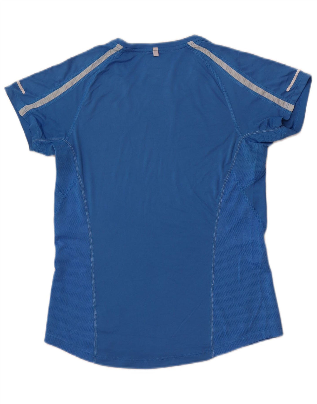 NIKE Ženska Dri Fit majica kratkih rukava UK 8/10 Mali plavi poliester Sport