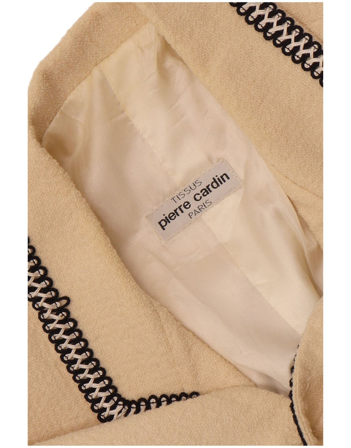 Pierre Cardin Ženska jakna sa 2 gumba UK 14 Large Beige