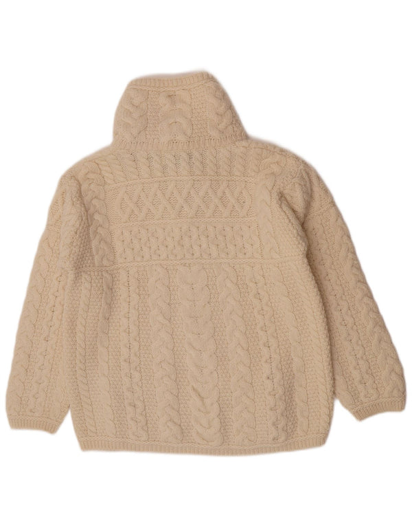 Aran Crafts ženski džemper s punim patentnim zatvaračem UK 16 Large Off White
