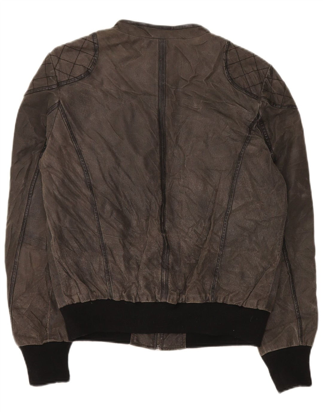 MAZE Muška bomber jakna od brušene kože UK 38 srednje sive kože