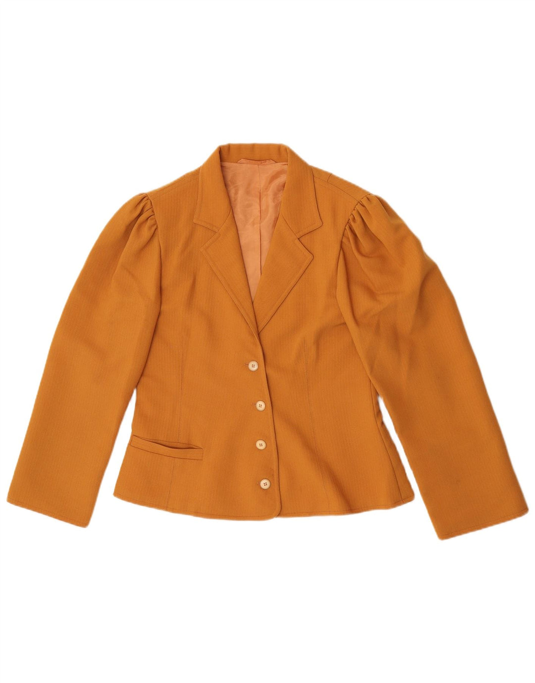 Vintage ženski set od 2 komada s 4 gumba UK 10 malih narančastih