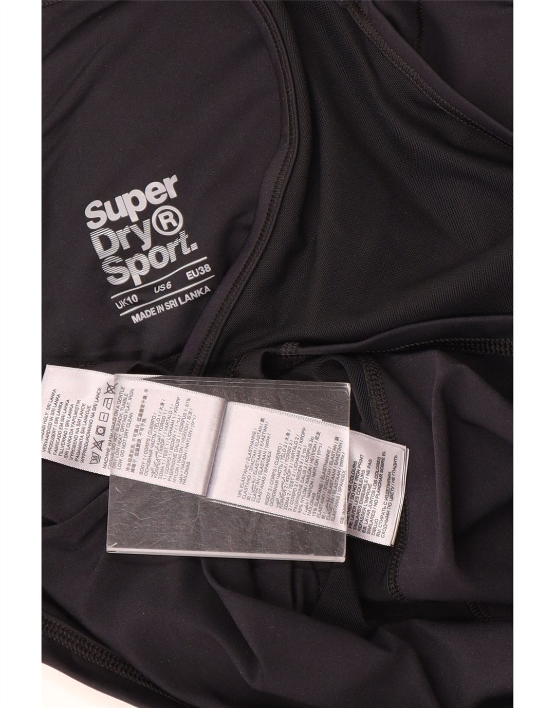 Superdry ženski grafički prsluk UK 10 Mali crni najlon
