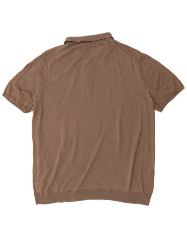 Marks & Spencer muška polo majica s autogramom XL siva svila