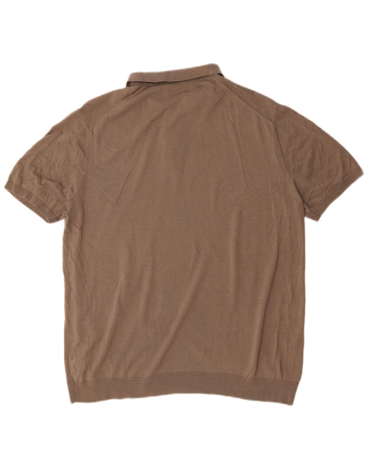 Marks & Spencer muška polo majica s autogramom XL siva svila