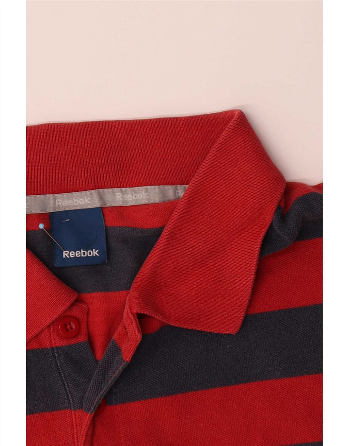 Reebok muška polo majica velikih pamučnih crvenih pruga