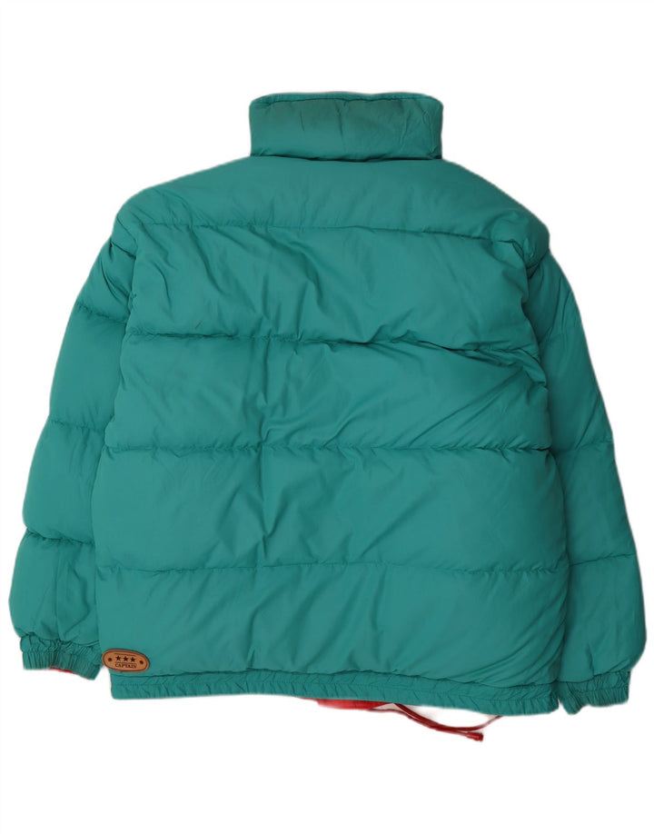 Vintage muška reverzibilna jakna s kapuljačom UK 38 srednje raznobojna zimska