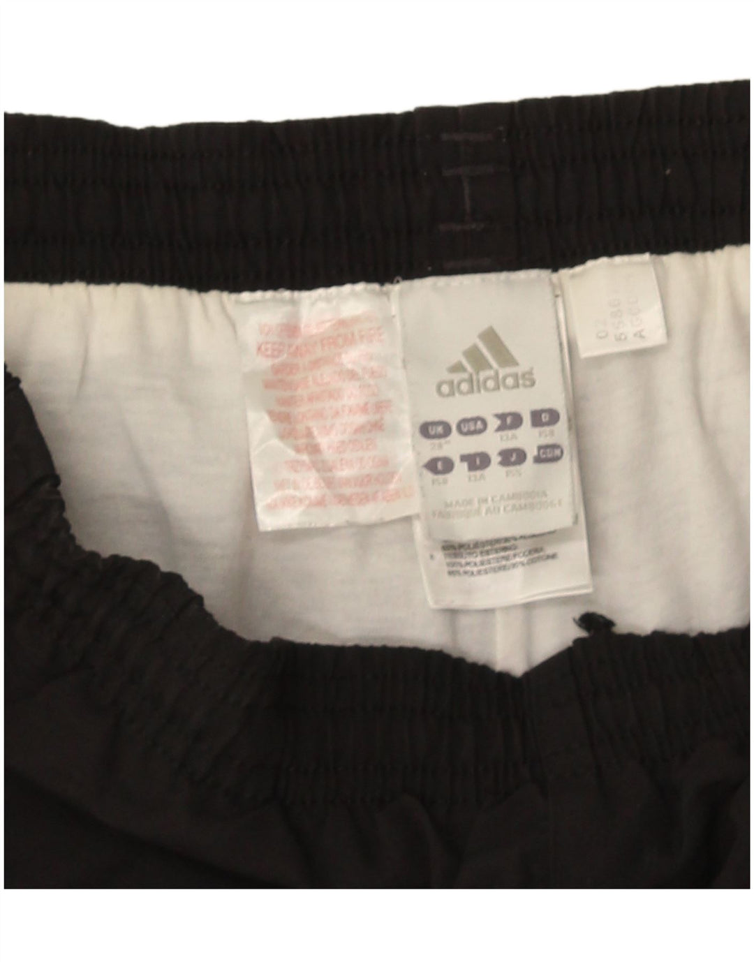 Adidas trenirka za dječake, hlače za trčanje, 12-13 godina, crni poliester