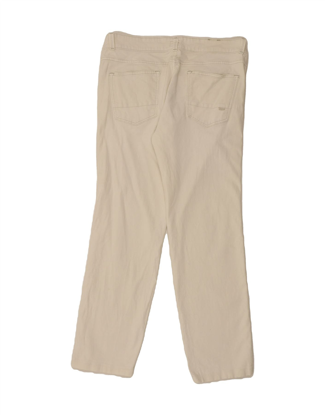 TRUSSARDI Womens Straight Jeans W38 L32 White Cotton Vintage Trussardi and Second-Hand Trussardi from Messina Hembry 