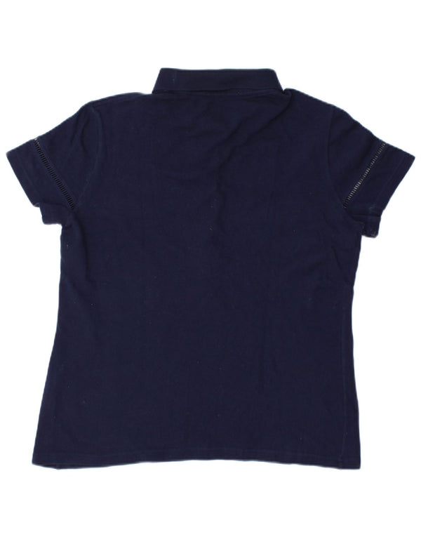 Lacoste ženska polo majica veličina 46 XL tamnoplavi pamuk